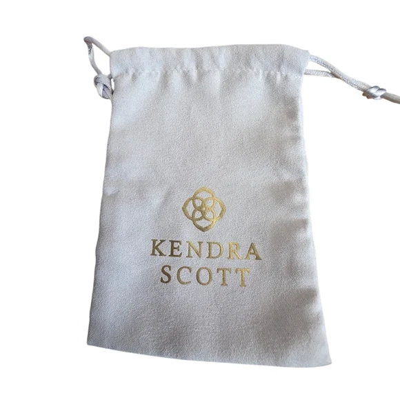 Kendra Scott Lavender BETSY Raffia Tassel Rose Gold Tone Chain Necklace NWOT
